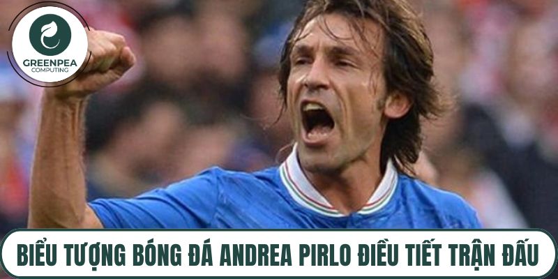 Biểu tượng bóng đá Andrea Pirlo điều tiết trận đấu