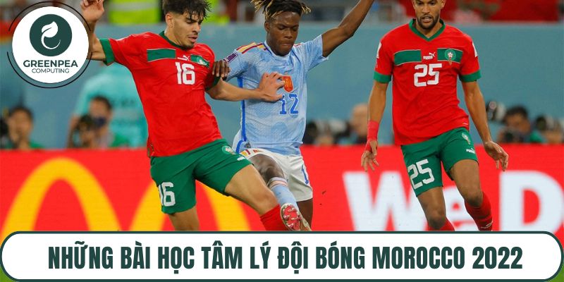 Những bài học tâm lý đội bóng Morocco 2022